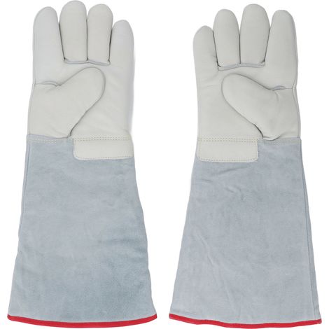 GARRYFIZH Gants résistants aux basses températures, en cuir artificiel imperméable et antigel, 45 cm (1/5)