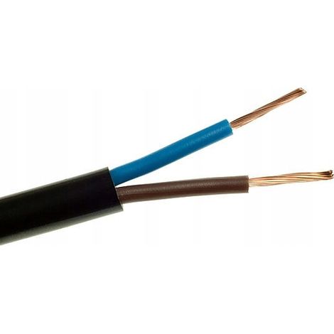 Cavo OMYp 2x1 nero da 25 m (1/2)