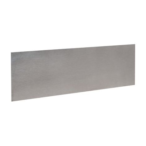 Duval – Plinthe de bas de porte plate inox satiné 250 mm – Longueur 730 mm – Adhésive pour bois dur – Lot de 1 pièce (1/2)