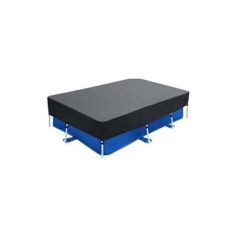 Bâche de piscine rectangulaire - 400 x 215 30 cm Pliable Rectangulaire Été et hiver Pour hors sol Imperméable à la poussière Résistante aux UV