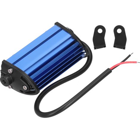 Phare avant LED 9W pour moto, éclairage blanc, universel, avec support de montage réglable (1/5)