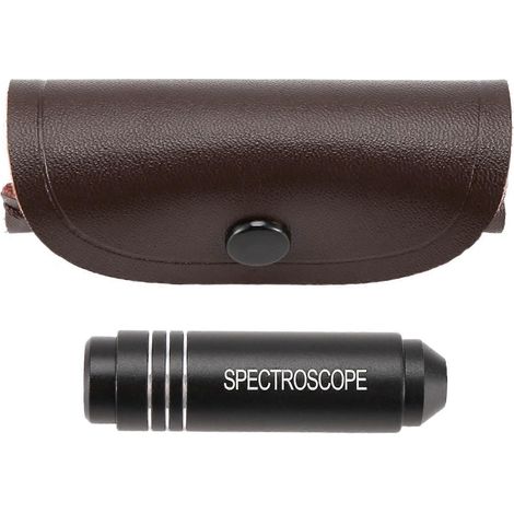 Spectromètre de diffraction de gemmes miniature, 18 mm de diamètre, outil de taille moyenne pour la joaillerie et les gemmes.
