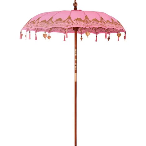 Maison Exclusive - Parasol balinais Rose 185 x 185 x 260 cm (1/5)