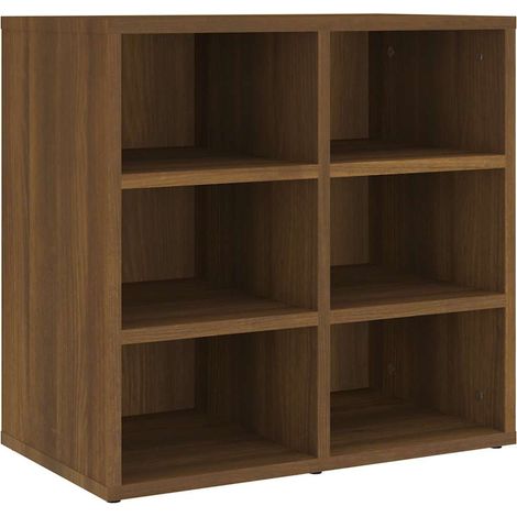 Maison Exclusive - Zapatero color marrón roble 52,5x30x50 cm (1/5)