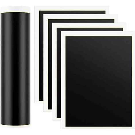 4 Pack Laser Engraved Black Marking Paper Suitable for Metal, Glass, Ceramics (1/5)