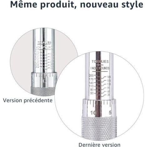Basics Clé dynamométrique à couple 1/4 "Pouce, 2-24 Nm,clé dynamométrique vélo (1/3)