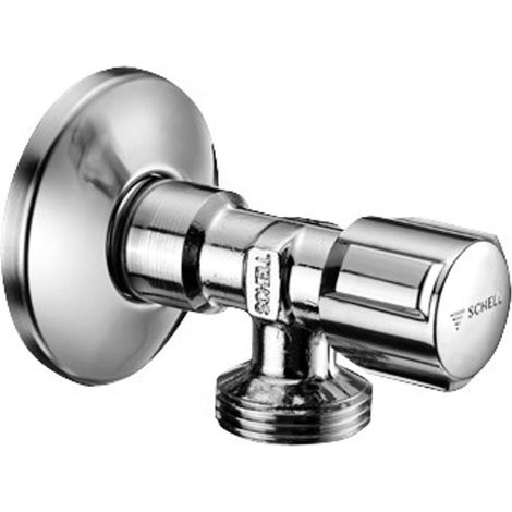 Schell – Robinet de machine à laver 1 sortie – Filetage 1/2" – Finition chromée – 33000699