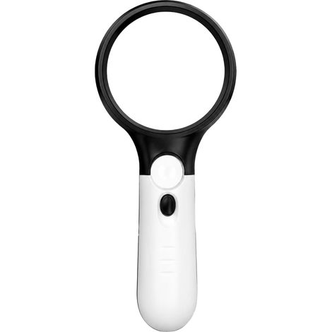 Loupe avec Lumière et Double Lentille 30X - Idéale pour la Lecture des Personnes Âgées et l'Exploration des Enfants - Loupe Portable Légère avec 3 LED (1/5)