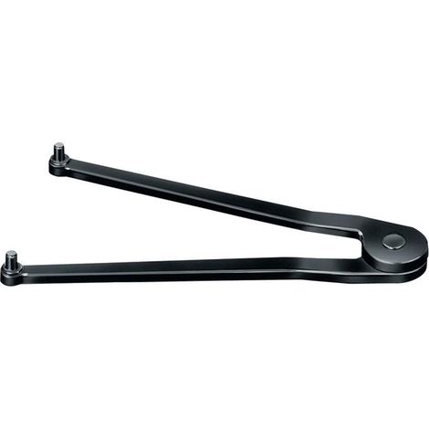Clé à douille réglable 7-40 mm – Diamètre broche 1,9 mm – Acier spécial trempé – Pour écrous à deux trous – AMF