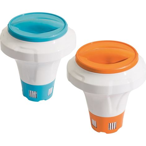 Flotador grande, Dispensador de químicos para piscina Bestway 58474 naranja