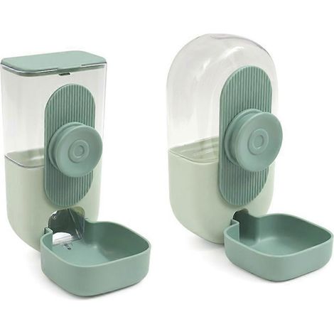 Automatischer hängender Futter- und Wasserspender für Haustiere, Schwerkraft-Futter- und Wasserset, Hundefutterstation mit integriertem Napf (1/5)