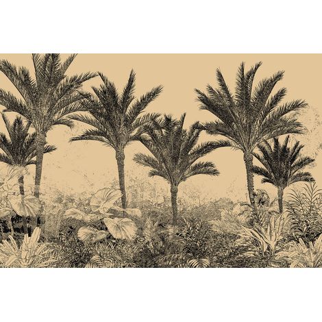 Papier peint panoramique - Forêt Tropicale - 130 cm x 87 cm (1/2)