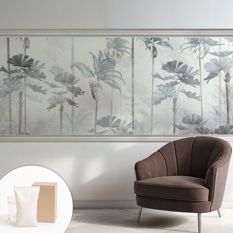 Carta Da Parati Non Tessuto - Di Alta Qualità Per Il Soggiorno La Cucina - Tendenze Moderne - Vlies Ecologico Paesaggio tropicale 250x104 cm (1/5)