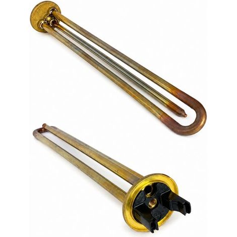 Resistenza Elettrica per Scaldabagno ad incasso Dritta 1200W su Flangia (1/5)