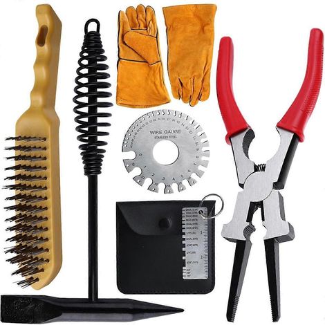 6-teiliges Schweißschlackenentfernungswerkzeug-Set, MIG-Schweißzangen-Set