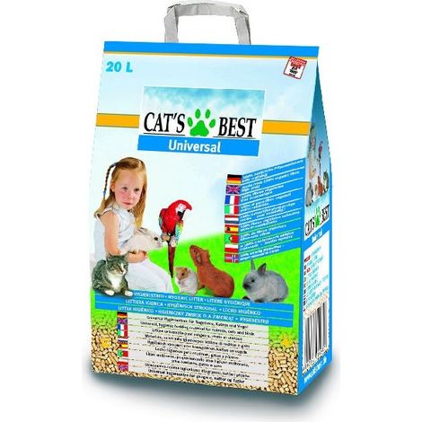 Cats Best Universal Lecho ecológico biodegradable para conejos,