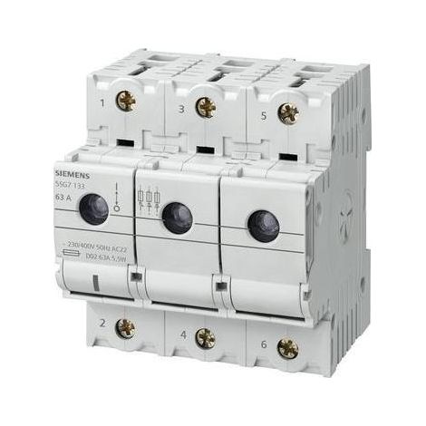 Siemens 5SG7133 Lasttrennschalter Sicherungsgröße = D02 63 A 400 V 1 St. (1/5)