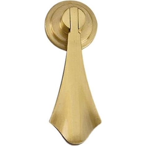 1 pièce solide brossé pendentif poignée design suspendu pour armoire, tiroir, porte, meubles poignées décoratives avec vis (1/5)