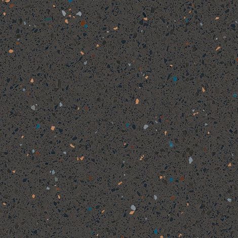 Aelle - Carrelage sol / mur effet terrazzo uni noir 20x20 cm MICRA Grafito - Vendu par boîte de 1 m² (1/3)
