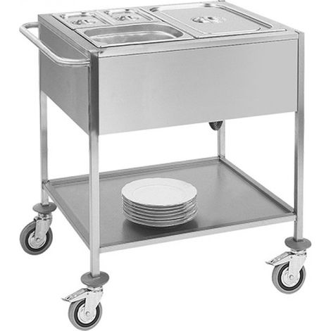 Chariot bain marie - Emga