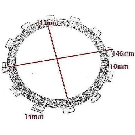 Kit de disque de friction, plateau de pression et disque en acier pour embrayage de moto Xjr400 Xj400 Xj600( ) (1/5)