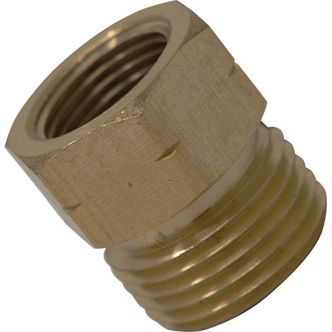Dapetz ® Brass Garden Hose Tap Connector, Converter Converts 21.804 to G 3/809 Threaded Tap Connector for Hose Pipe,Copper Watering Fittings for Threaded Faucet Adapter Quick Connector (1/5)