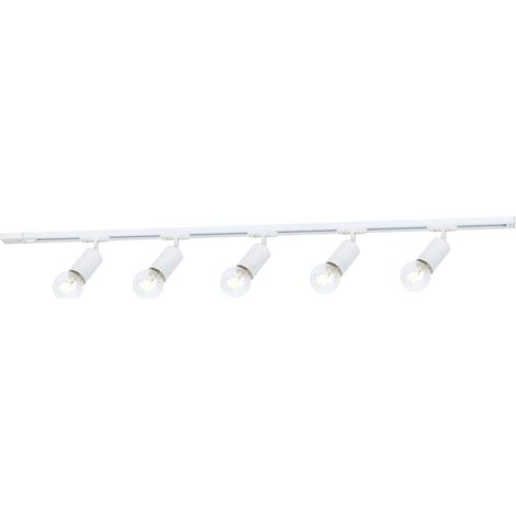 Italux Marvi Barre de spots de plafond moderne à 5 lumières, E27 (1/2)