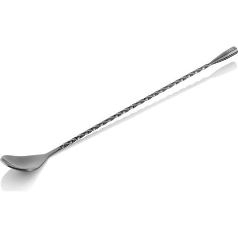 Cuillère bar torsadée Classic 30 cm gun metal inox 18/8 NOCTURN - Was Germany (1/2)