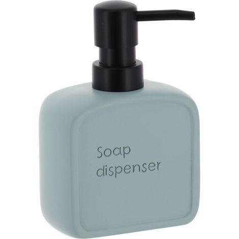 Dispenser di sapone julia polyresine grave 225 ml - verde acqua - Tendance (1/2)