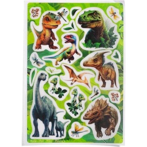 Magische Dinosaurier-Aufkleber