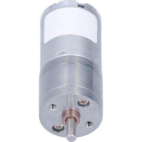 Moteur à Engrenages 12V CC JGA25-2430, 26 RPM, Réglable en Vitesse, Faible Bruit, Rotation Bidirectionnelle