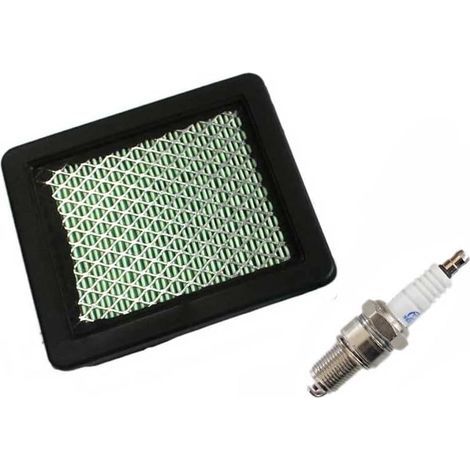 Filtro aria + candela per tosaerba GC135, GC160, GC190, GCV135, GCV160, GCV190, GX100, GXV57, GS160, GS190, GSV160, GSV190, F220, HRS216PDA, Ersetzt 17211-ZL8-000