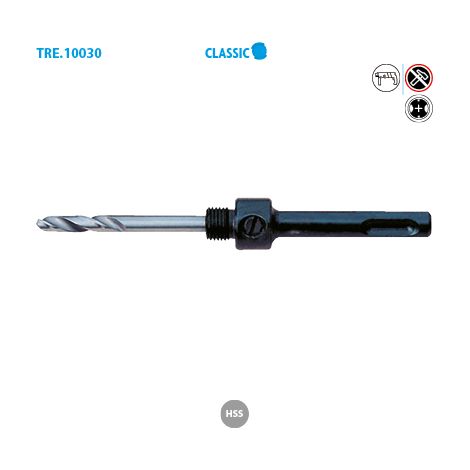 MANDRIN SDS + FORET POUR TREPANS BIM INF D32 - 10030 - LEMAN (1/2)