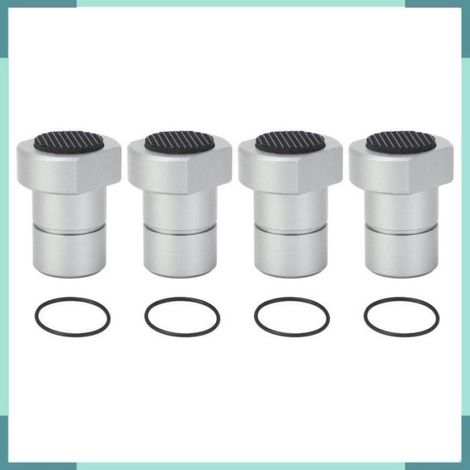 4 pièces banc pour chiens 20mm établi en alliage d'aluminium accessoires de trou pour chien avec patins antidérapants pour un (1/4)