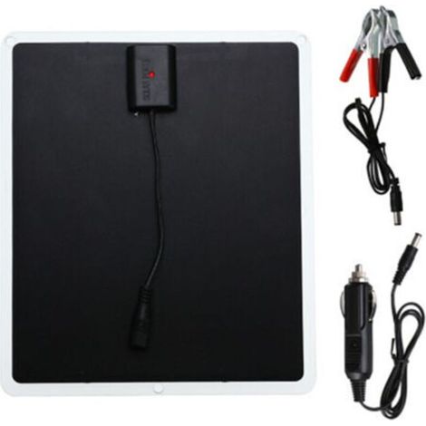 12V 20W Solar Panel, Emergency Charger, USB, Outdoor, Car/Boat/Camp (1/5)