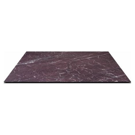 L'Arcolaio Piano HPL 80x80 Blood Stone Velvet Bordeaux 10mm Made in Italy (1/4)
