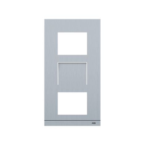 Platine 1/3 audio/vidéo aluminium 2TMA200160A0003 ABB 41383CF-A