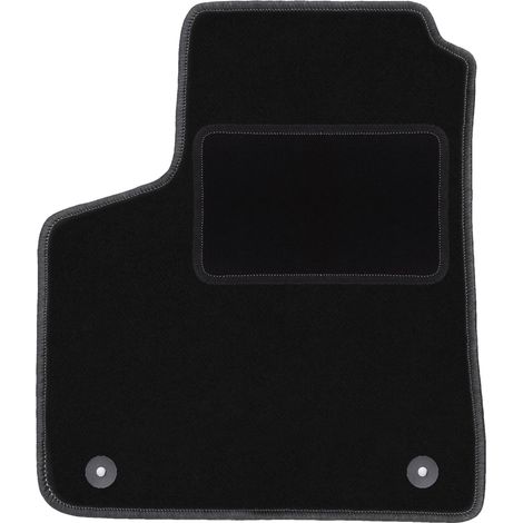 Fahrermatte aus Velours für: Chevrolet Rezzo Minivan (2000–2011), schwarz