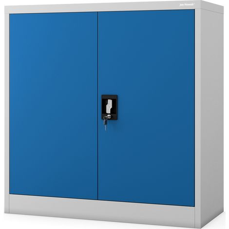 Armoire à classeurs verrouillable BEATA, 900 x 930 x 400 mm, gris bleu