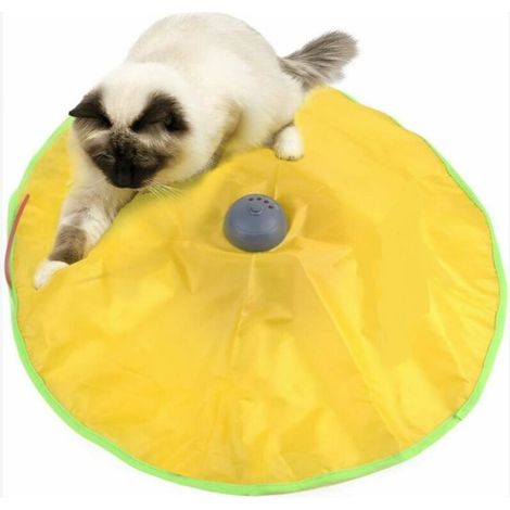 SABIR Jouet pour Chats Automatique Jeux Jouet Interactif pour Chaton Rotatif Attraper Souris en Mouvement,Jouet interactif pour chat (1/5)