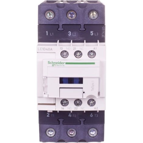 Contactor TeSys Deca Power 40A 3P 42V CA 1NO 1NC (EVK) LC1D40AD7