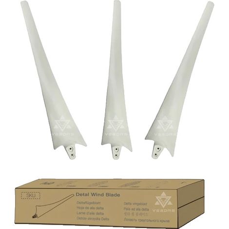 Lames d'éoliennes, Matériau durable, Conception aérodynamique, 3 Blanc (1/2)