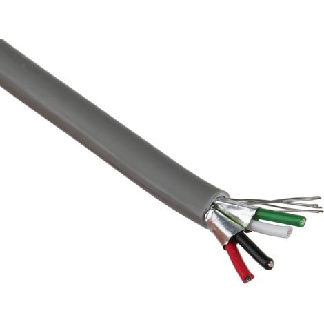 Câble industriel multipaire RS PRO , 2 paires 0,76 mm² 24 AWG Ruban feuille d'aluminium - PET, 100m ( Prix pour Bobine de 100 Mètres ) (1/3)
