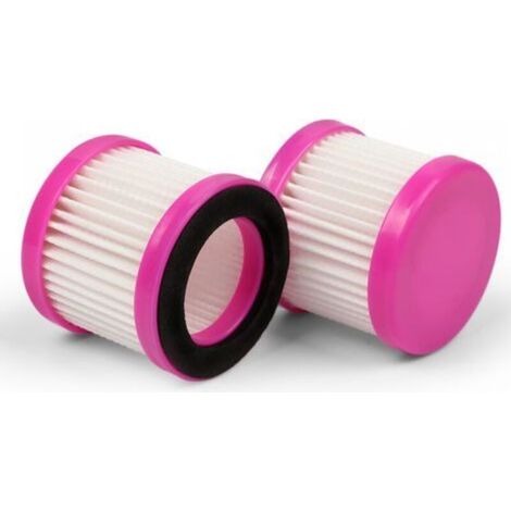Accesorios para aspiradora elemento filtrante D-607/602/602A/608 elemento filtrante Hypa, 2 piezas, rosa (1/3)