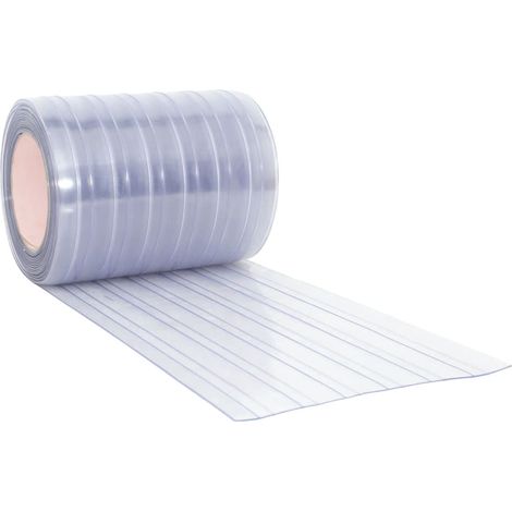 vidaXL Tenda per Porte Trasparente 300 mm x 2,6 mm 25 m in PVC