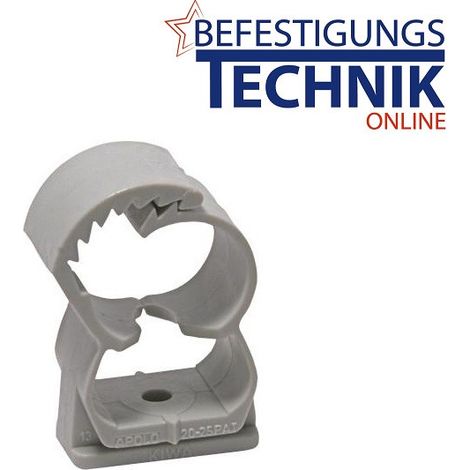 100 Rohrschellen Rohrclip 14-18mm grau ABT QUICLIP für Betonnagler Celo Würth Hitachi KMR Tjep-918ABT