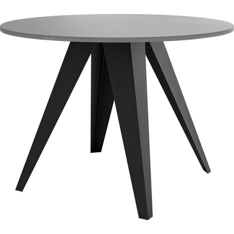 Mesa Oswego 175, Grafito, 76x0x0cm, Alargamiento, Aglomerado laminado, Metal