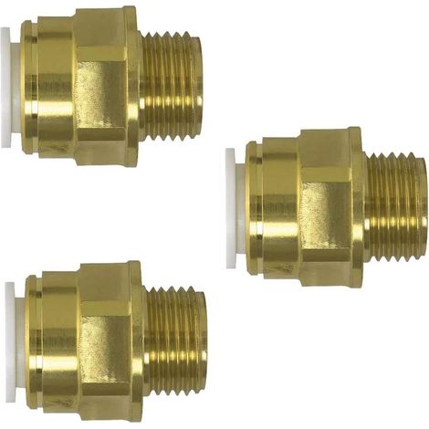 John Guest JG Speedfit 3x Vaterkupplung 15mm x 1/2 (1/2)