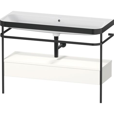 Duravit Happy D.2 Plus c-bonded Set avec console métallique et