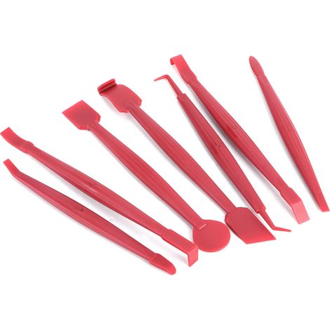 Kit de 7 pièces pour la pose de films teintés sur les vitres de voiture, film à changement de couleur, grattoir pour joints de voiture et de vêtements, outil de finition des bords (1/5)
